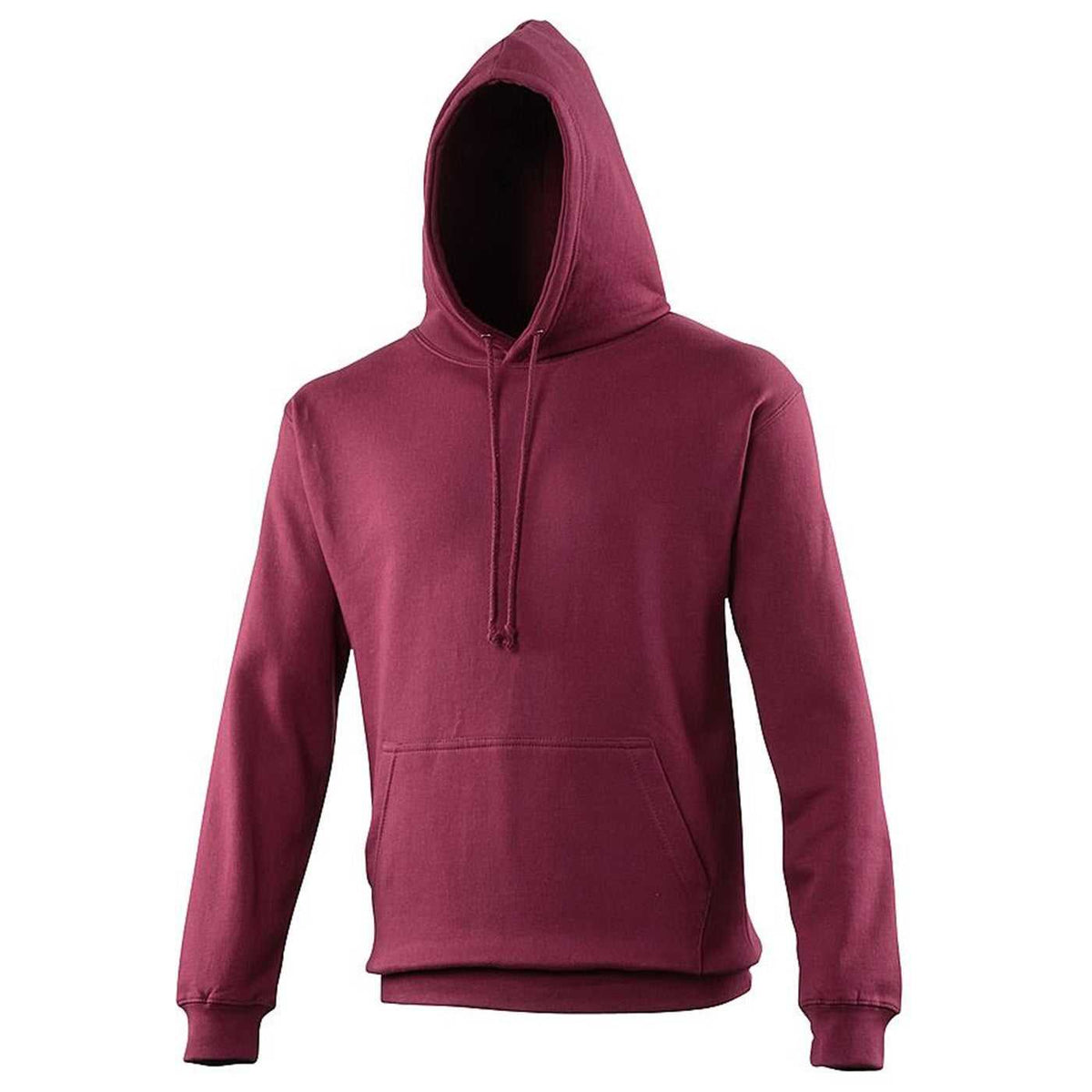 Just Hoods JHA001 College Hoodie - Burgundy - HIT a Double