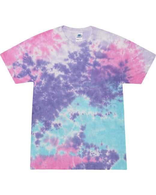 Tie-Dye CD1090 Adult Burnout Festival T-Shirt - Cotton Candy - HIT a Double