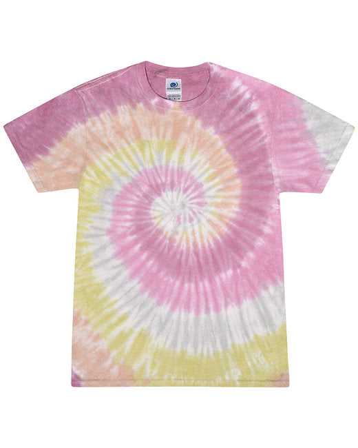 Tie-Dye CD1090 Adult Burnout Festival T-Shirt - Desert Rose - HIT a Double