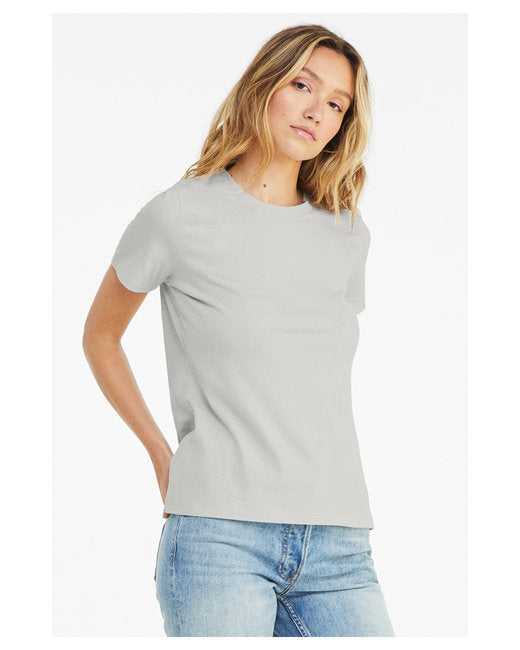 Bella + Canvas 6400 Womens Relaxed Jersey Tee - Silver - HIT a Double - 2