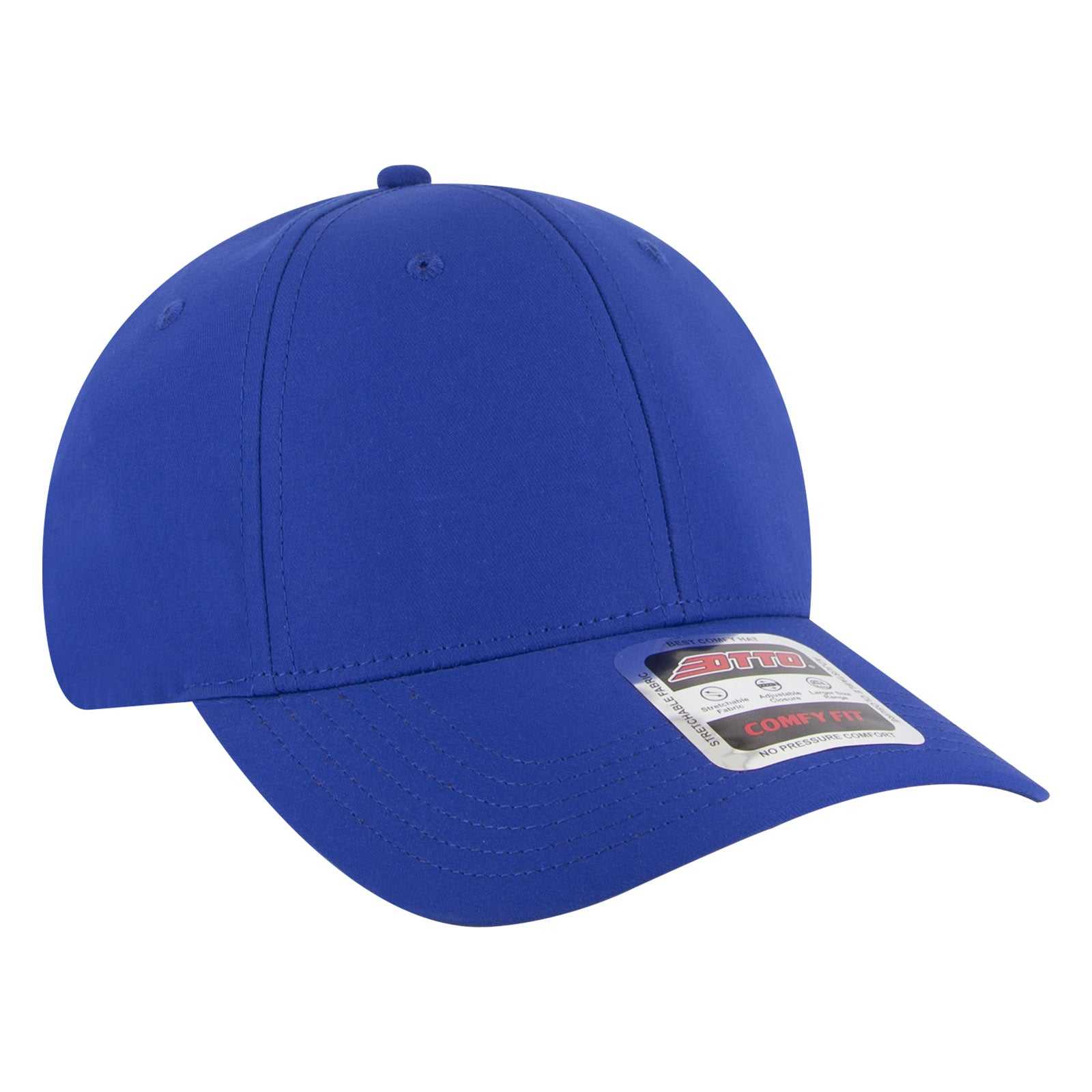 OTTO 19-1320 Comfy Fit 6 Panel Low Profile Style Baseball Cap - Royal - HIT a Double - 1