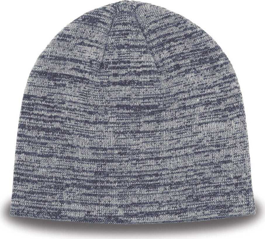The Game GB448 Athletic Heather Beanie - Navy - HIT A Double