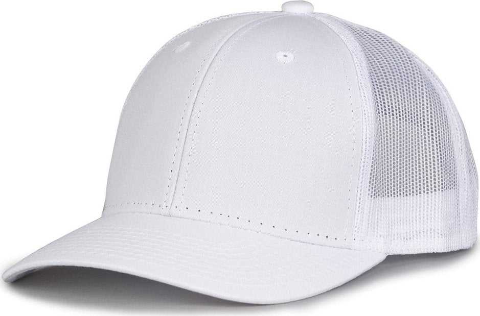 The Game GB452E Everyday Trucker Cap - White - HIT a Double