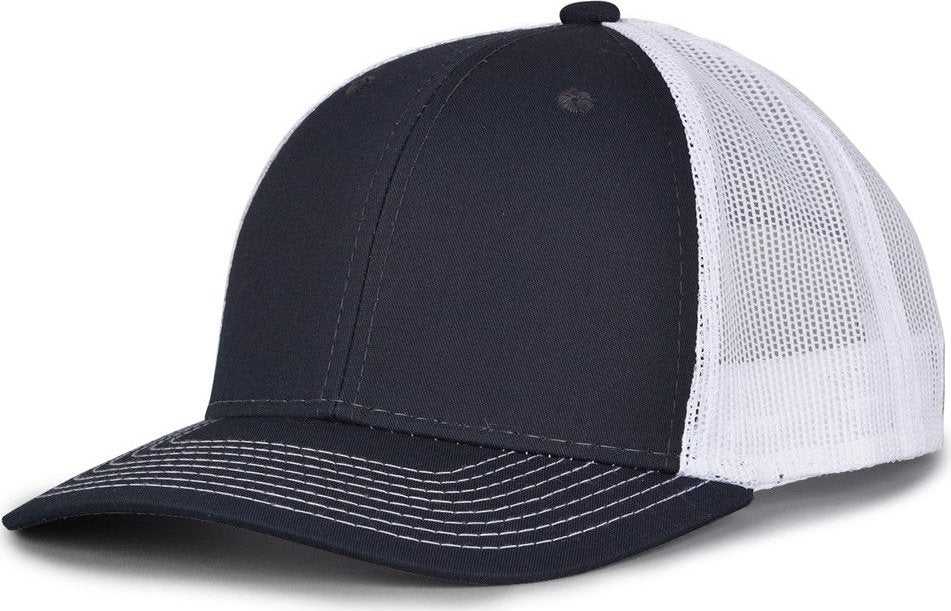 The Game GB452E Everyday Trucker Cap - Navy - HIT a Double