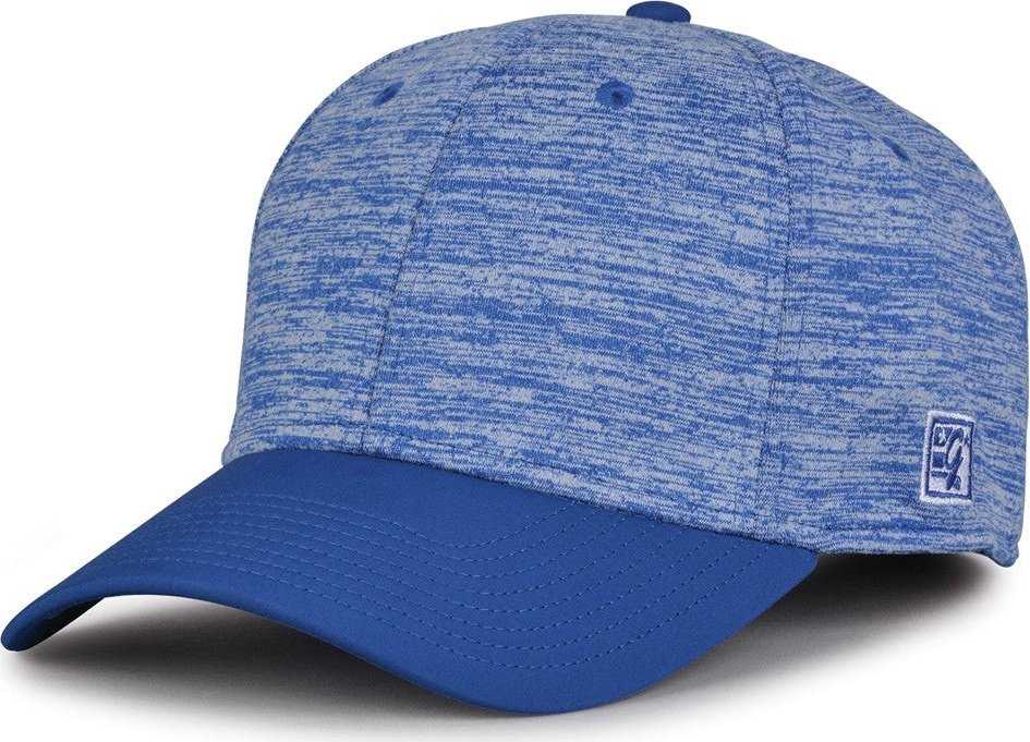 The Game GB445 Athletic Heather and GameChanger Cap - Royal - HIT A Double