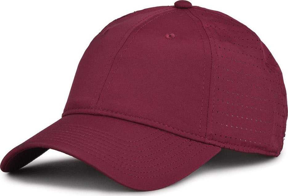 The Game GB424 Perforated GameChanger Cap - Dark Maroon - HIT A Double