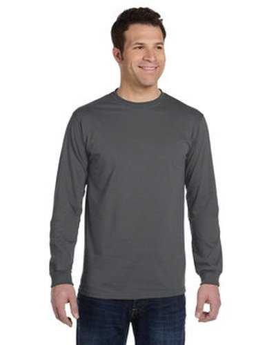 Econscious EC1500 Men's 100% Organic Cotton Long-Sleeve T-Shirt - Charcoal - HIT a Double