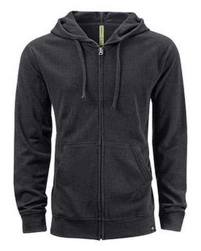 Econscious EC5980 Unisex Hemp Hero Full-Zip Hooded Sweatshirt - Washed Black - HIT a Double