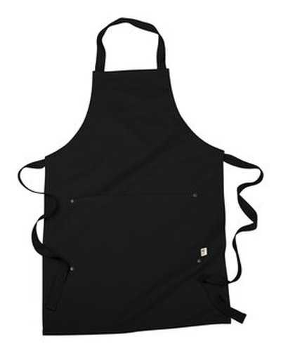 Econscious EC6015 Organic Cotton Recycled Polyester Eco Apron - Black - HIT a Double