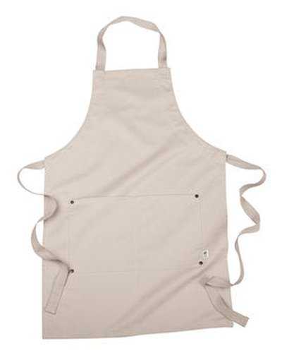 Econscious EC6015 Organic Cotton Recycled Polyester Eco Apron - Oyster - HIT a Double