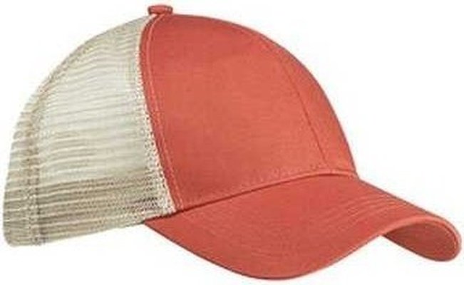 Econscious EC7070 Eco Trucker Organic Recycled Cap - Orng Poppy Oyst - HIT a Double