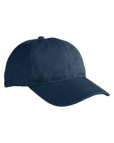 Econscious EC7091 Washed Hemp Unstructured Baseball Cap - Navy - HIT a Double
