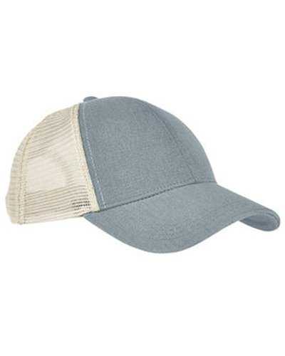 Econscious EC7093 Unisex Hemp Eco Trucker Recycled Polyester Mesh Cap - Charcoal Oyster - HIT a Double
