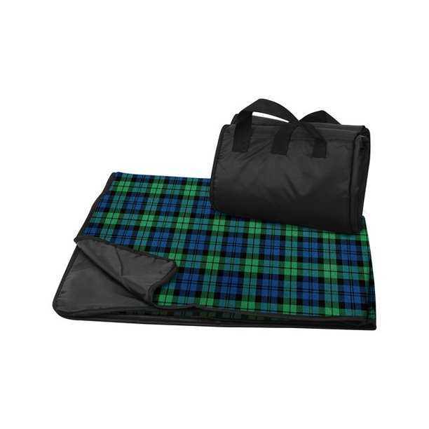 Alpine Fleece 8702 Polyester Nylon Patterned Picnic Blanket - Blackwatch - HIT a Double
