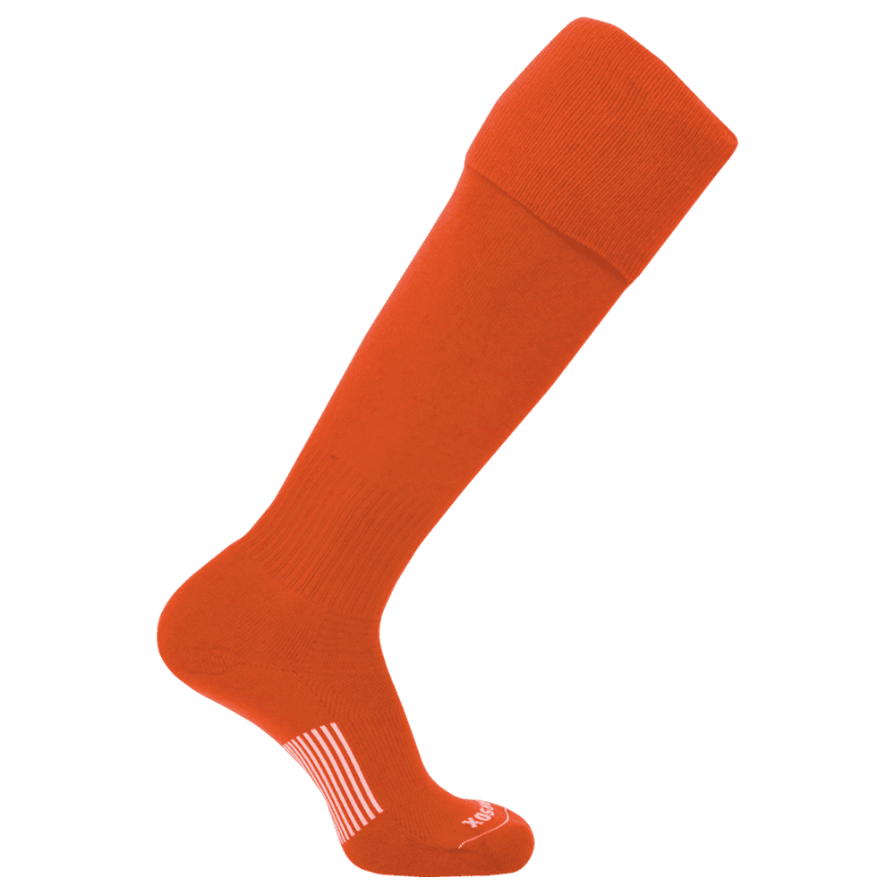 Pearsox Euro Solid Knee High Socks - Neon Orange - HIT a Double