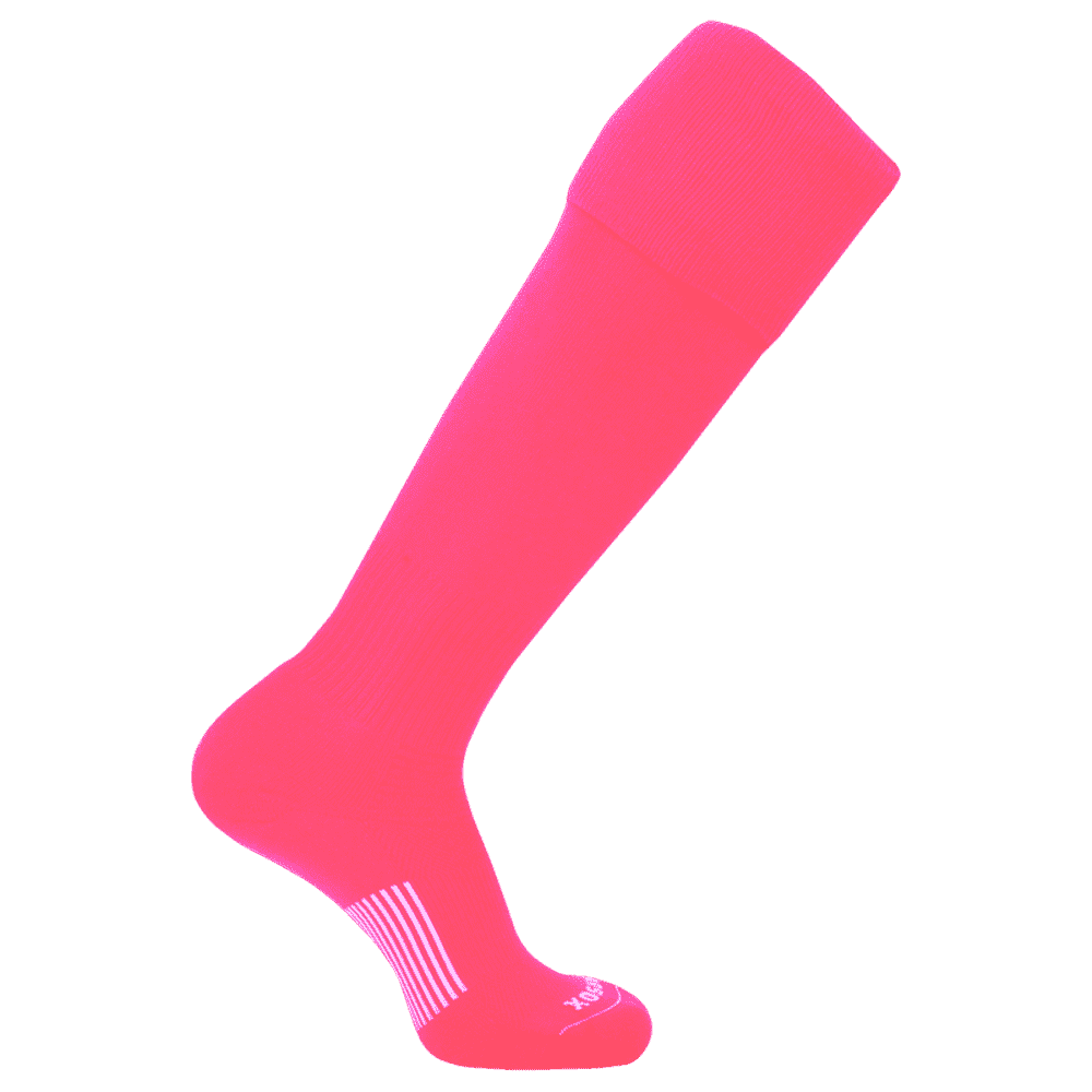 Pearsox Euro Solid Knee High Socks - Neon Pink - HIT a Double