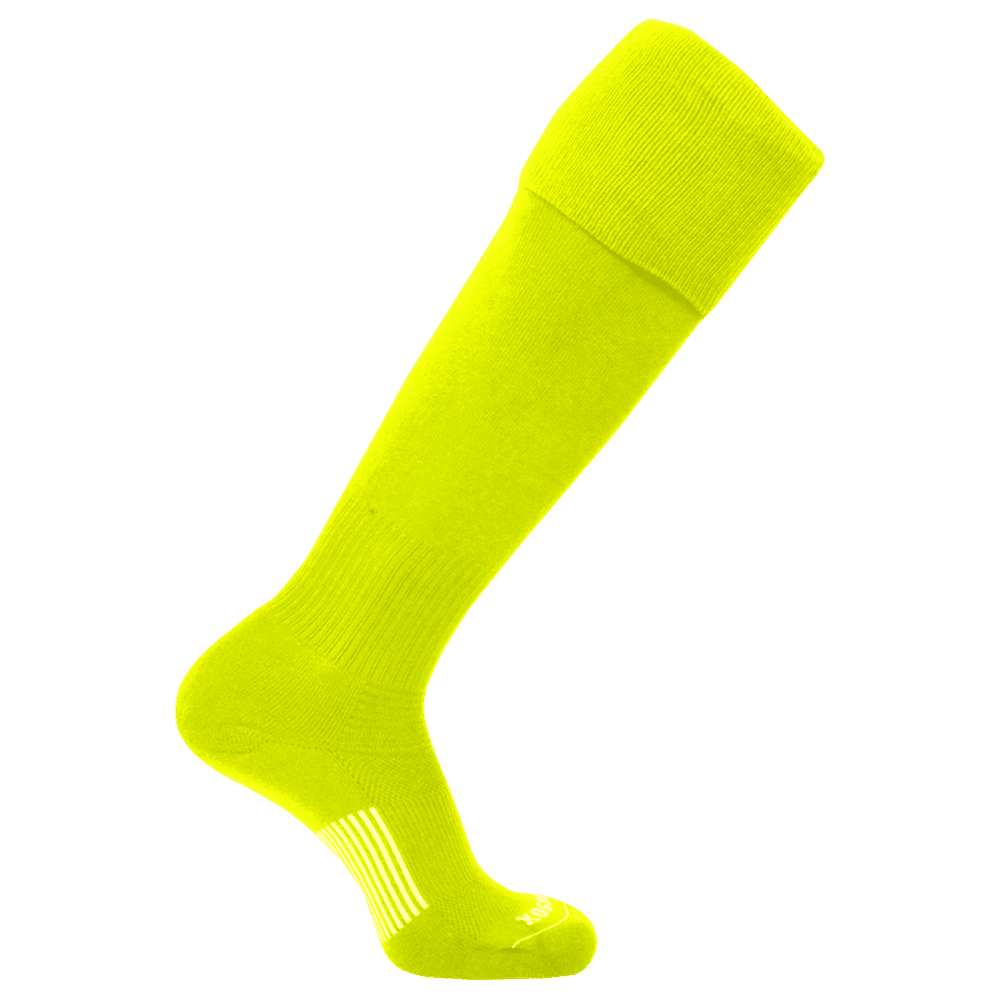 Pearsox Euro Solid Knee High Socks - Neon Yellow - HIT a Double
