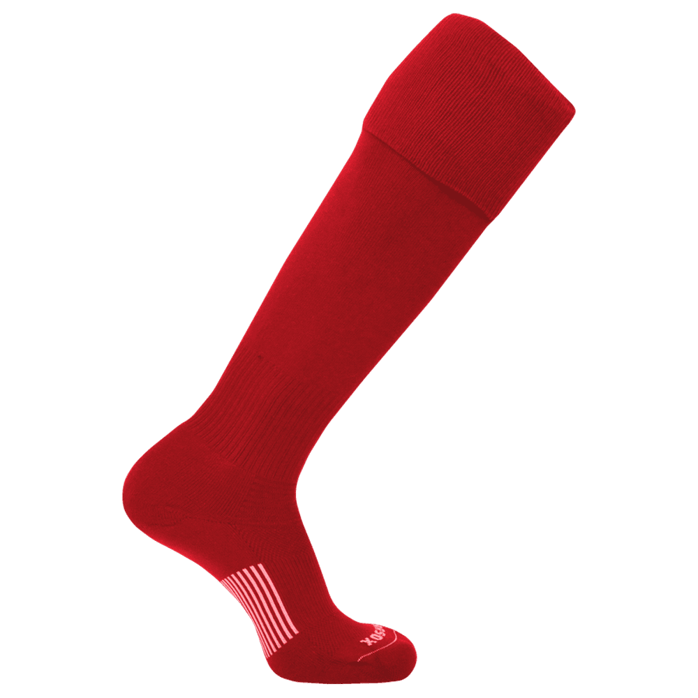Pearsox Euro Solid Knee High Socks - Scarlet - HIT a Double