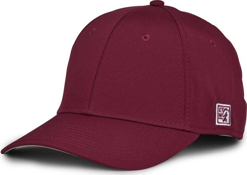 The Game GB903 Precurved Gamechanger Cap - Maroon - HIT A Double