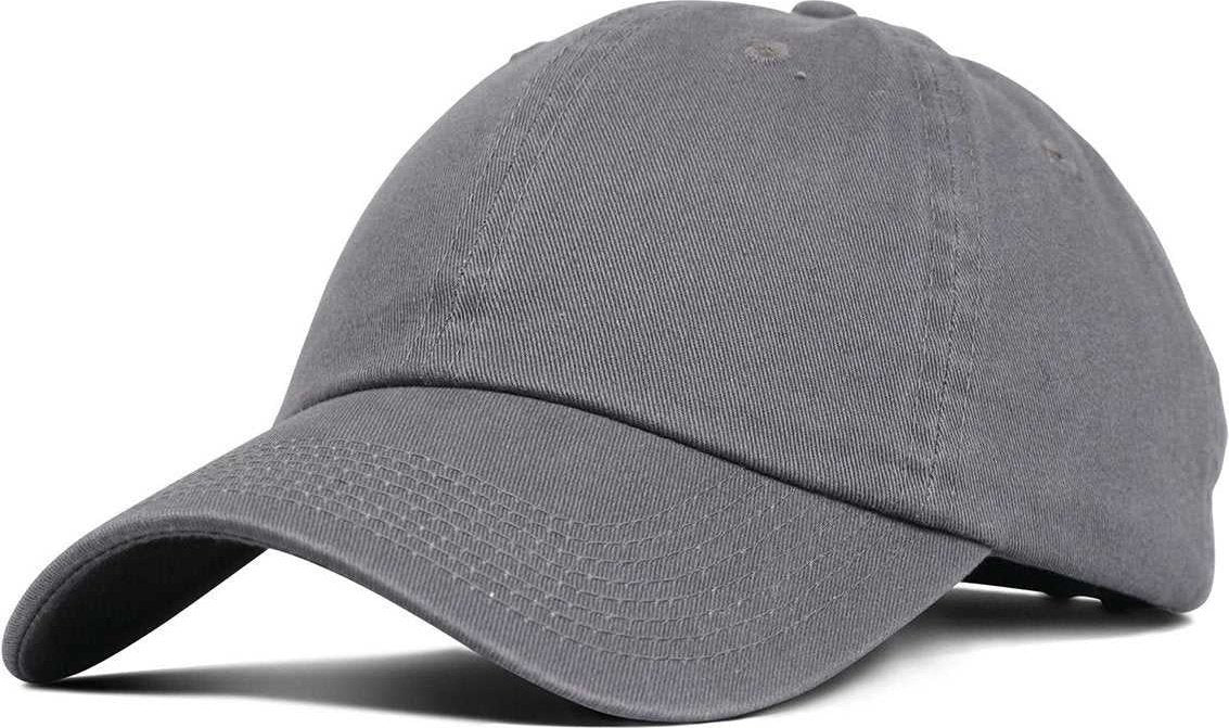Fahrenheit F508 Garment Washed Cotton Cap - Dark Gray - HIT a Double - 1