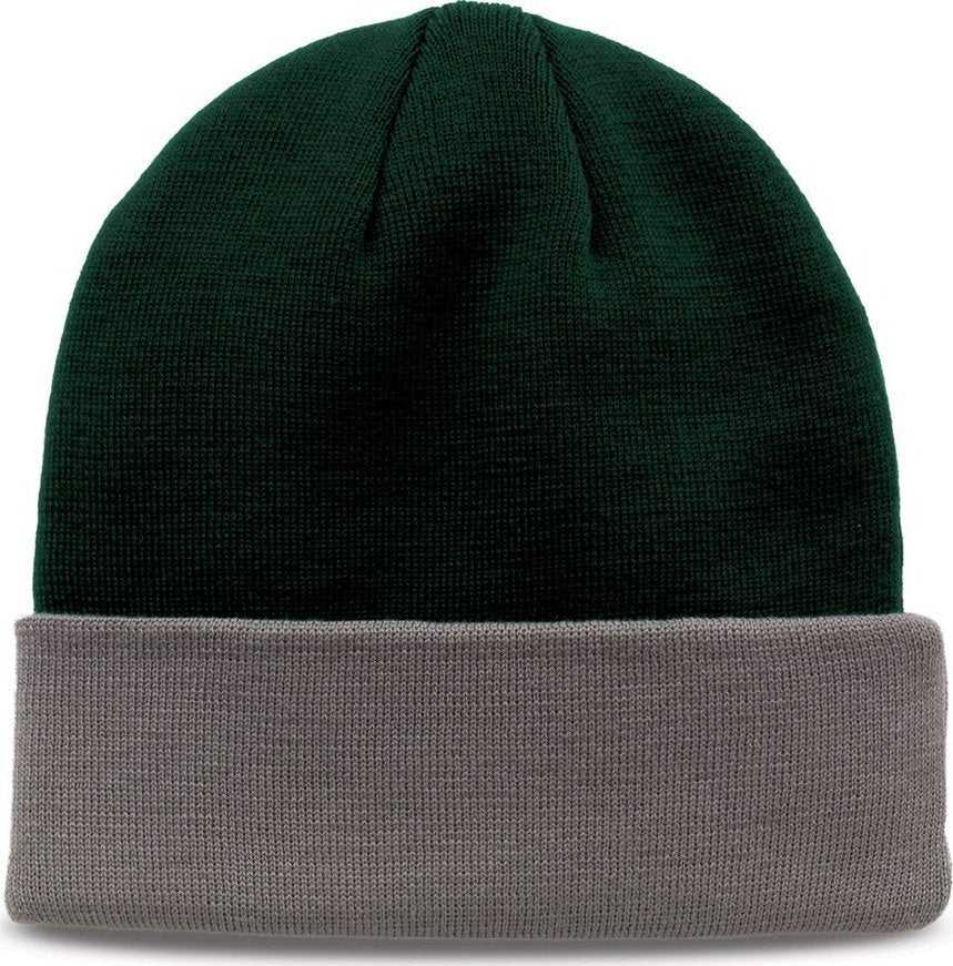 The Game GB459 Roll Up Beanie - Dark Green - HIT A Double
