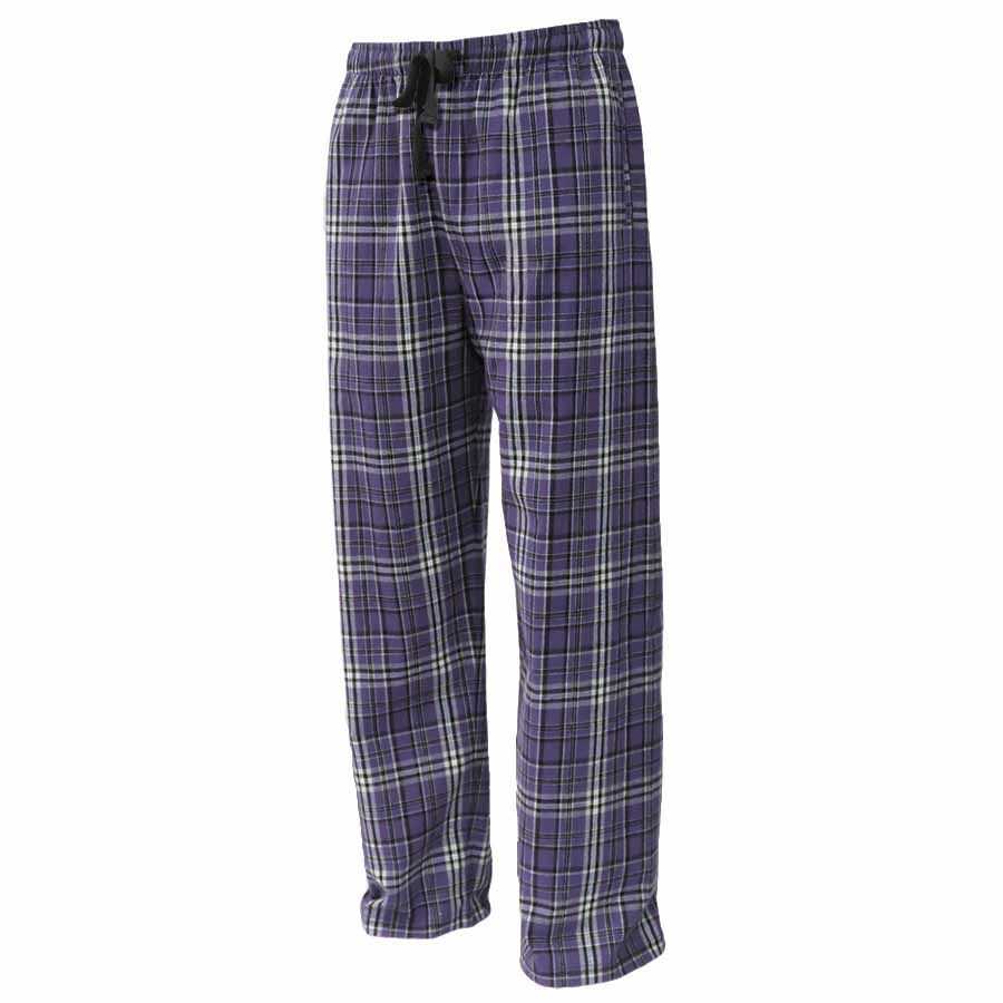 Pennant FLNP Flannel Plaid Pant - Purple White - HIT a Double