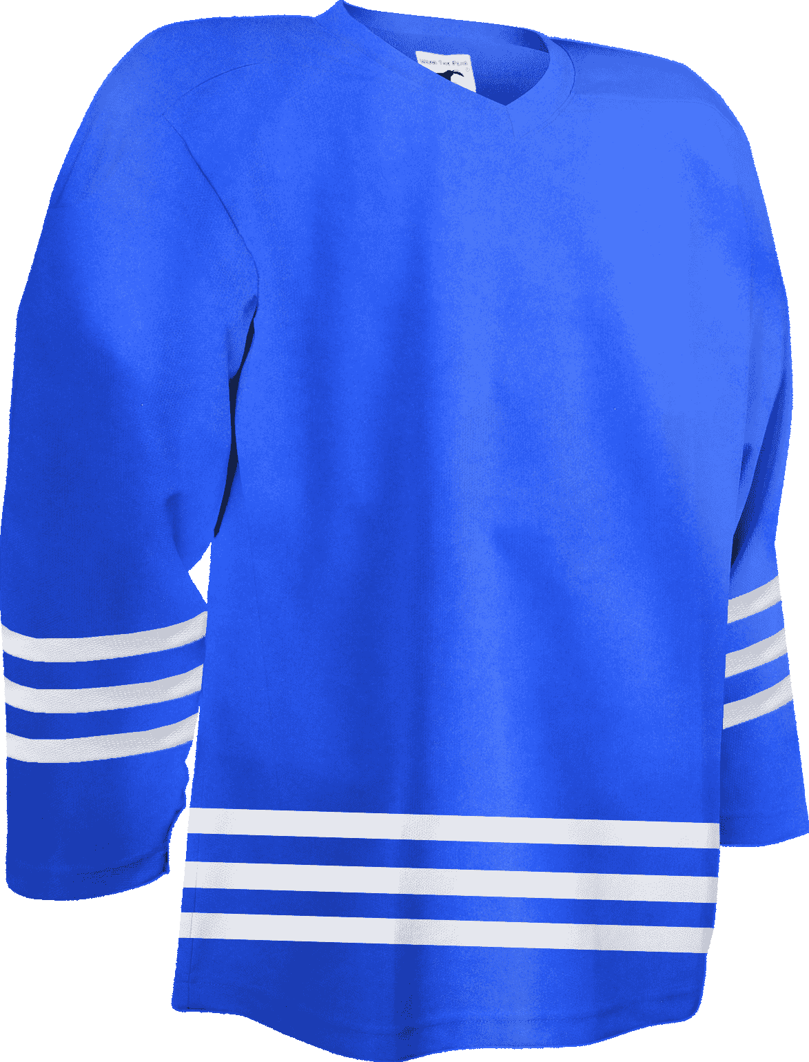 Pearsox 100 Denier Blank Polyester Hockey Jersey - Royal (Adult Goalie), Blue