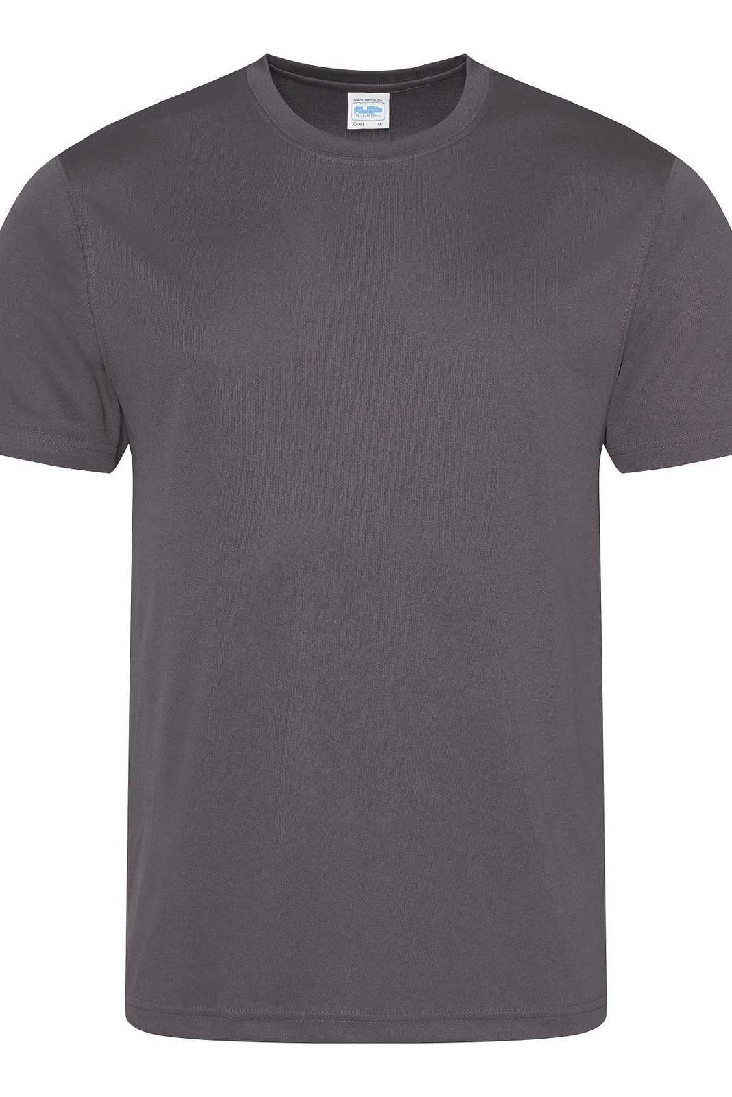Just Cool JCA001 Cool Tee - Charcoal - HIT a Double