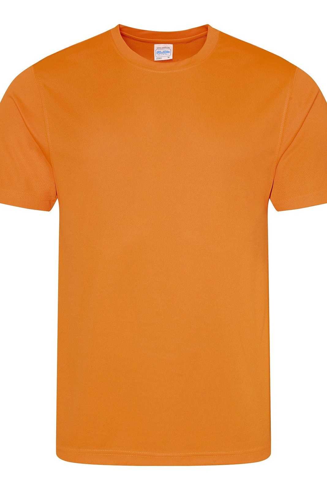 Just Cool JCA001 Cool Tee - Electric Orange - HIT a Double