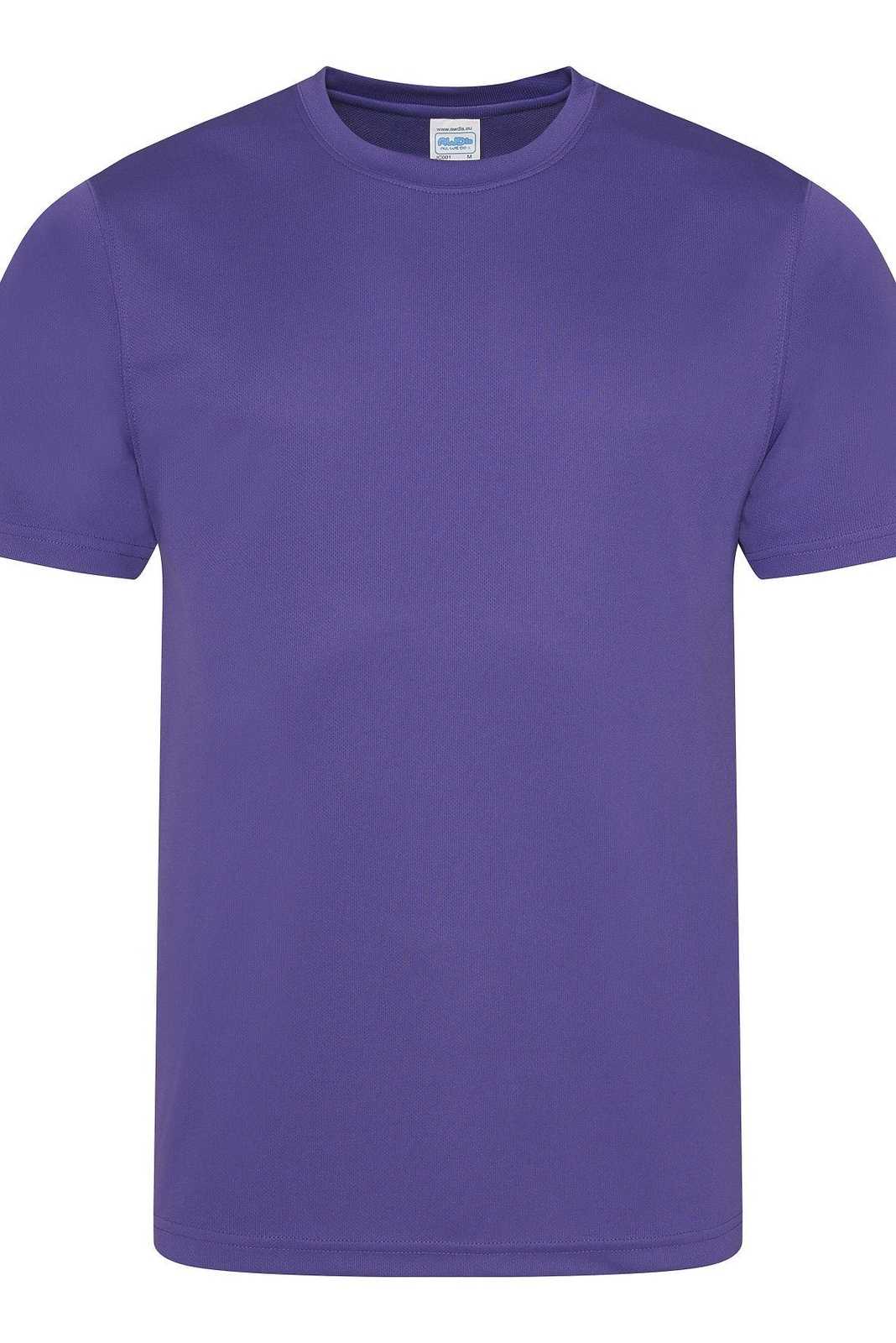 Just Cool JCA001 Cool Tee - Purple - HIT a Double