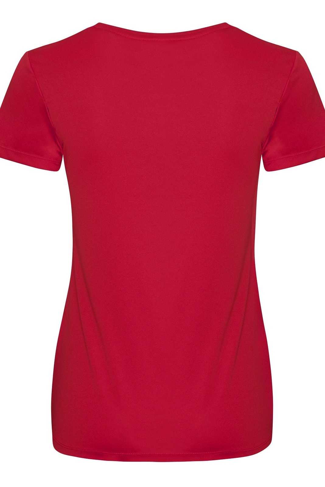 Just Cool JCA005 Ladies Cool Tee - Fire Red - HIT a Double