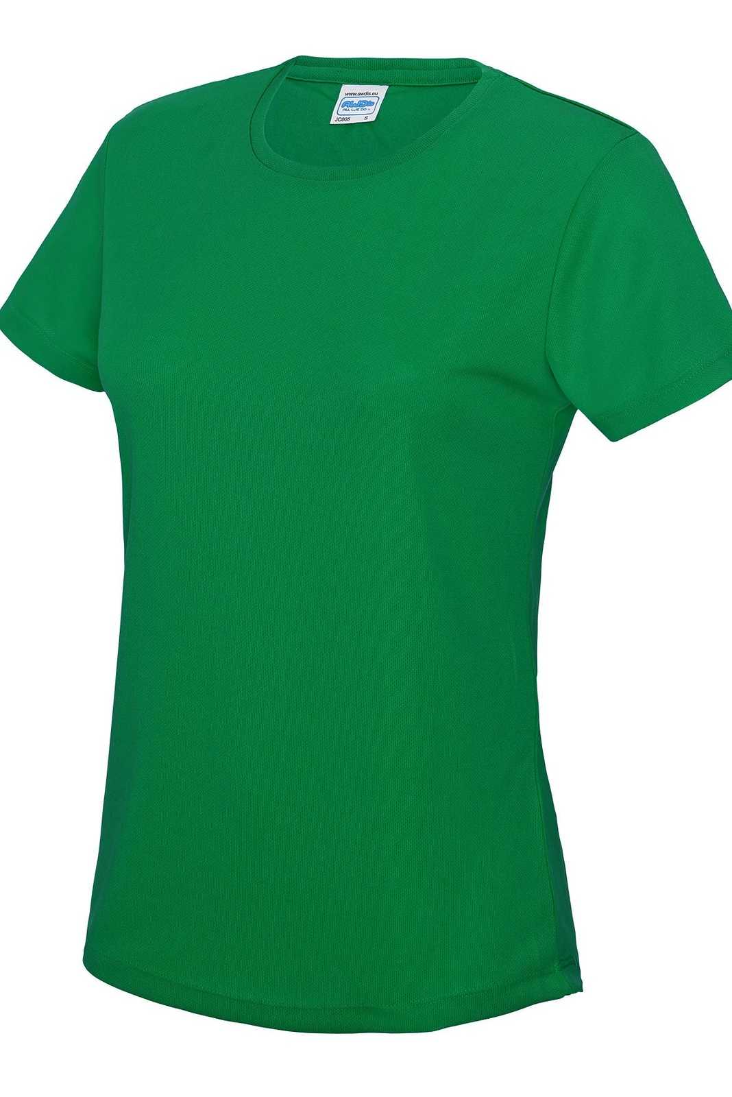 Just Cool JCA005 Ladies Cool Tee - Kelly Green - HIT a Double
