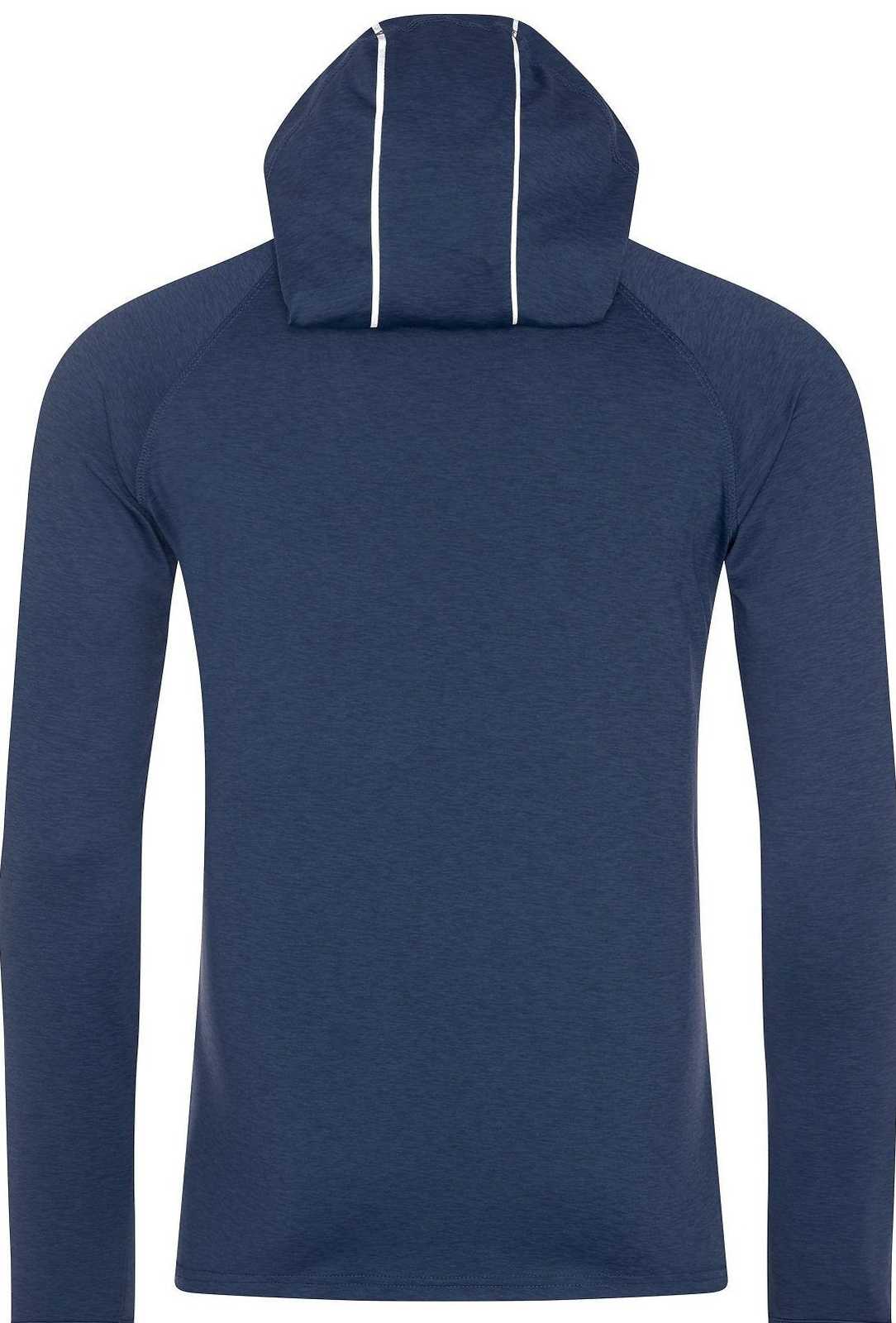 Just Cool JCA037 Mens Cool Cowl Neck Top - Navy Melange - HIT a Double