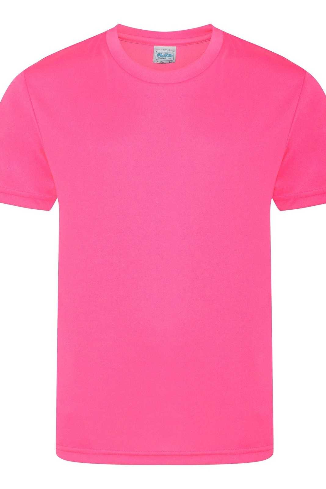Just Cool JCY001 Youth Cool Tee - Electric Pink - HIT a Double
