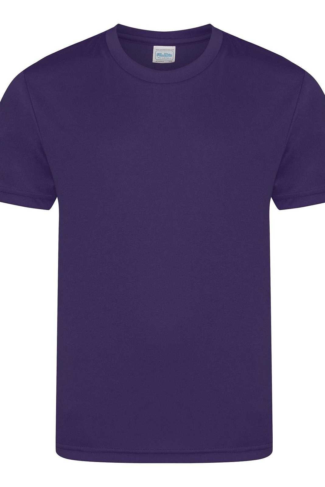 Just Cool JCY001 Youth Cool Tee - Purple - HIT a Double