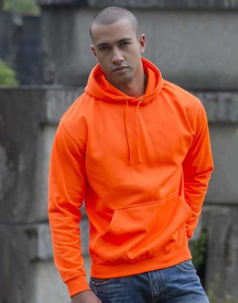 Just Hoods JHA004 Electric Hoodie - Electric Orange - HIT a Double