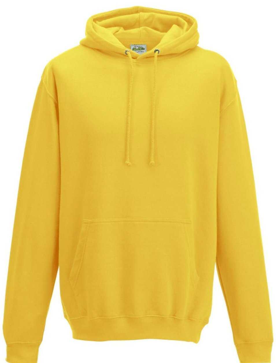 Just Hoods JHA001 College Hoodie - Sun Yellow - HIT a Double