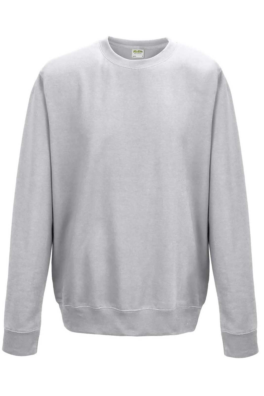 Just Hoods JHA030 College Sweat Crew Neck - Ash - HIT a Double
