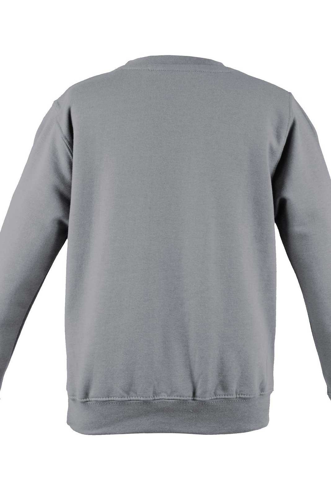 Just Hoods JHA030 College Sweat Crew Neck - Heather Gray - HIT a Double