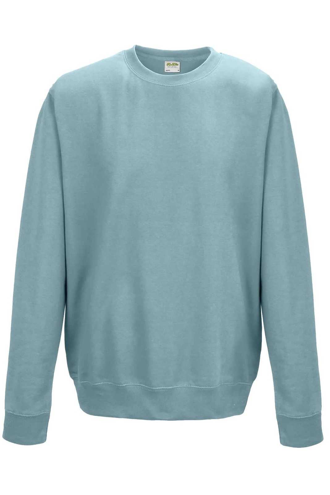 Just Hoods JHA030 College Sweat Crew Neck - Sky Blue - HIT a Double