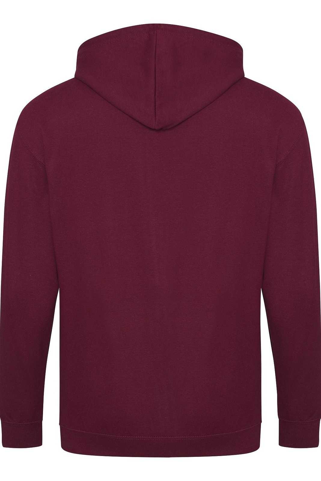 Just Hoods JHA050 College Zoodie - Burgundy - HIT a Double