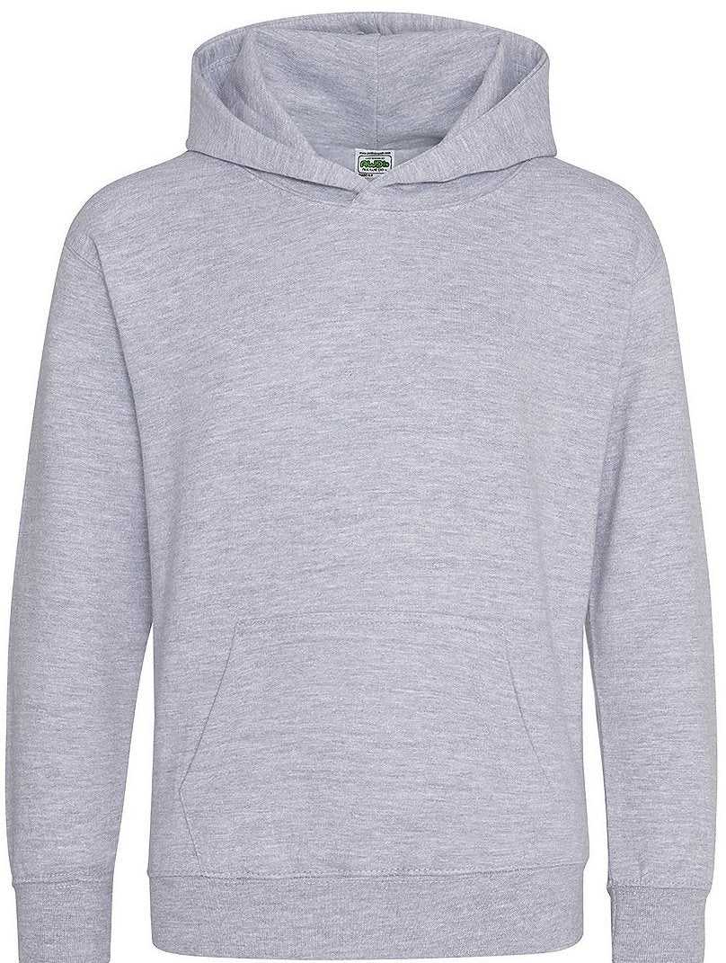 Just Hoods JHY001 Youth College Hoodie - Heather Gray - HIT a Double