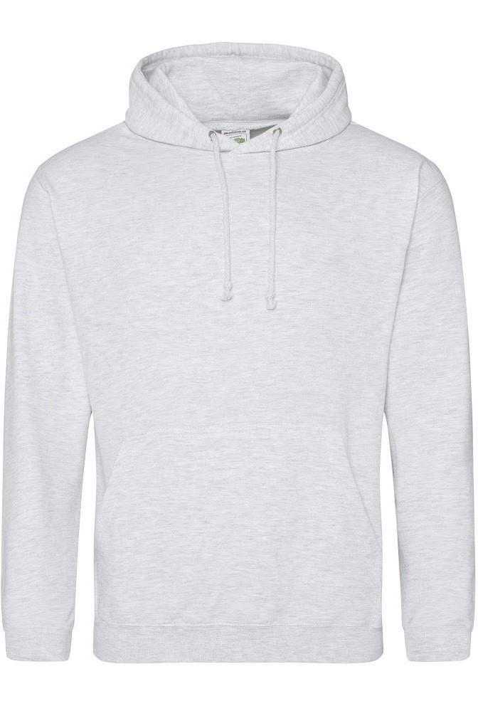 Just Hoods JHA001 College Hoodie - Ash - HIT a Double