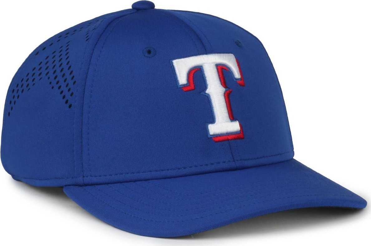 OC Sports MLB-650 Performance Snapback Baseball Cap - Texas Rangers