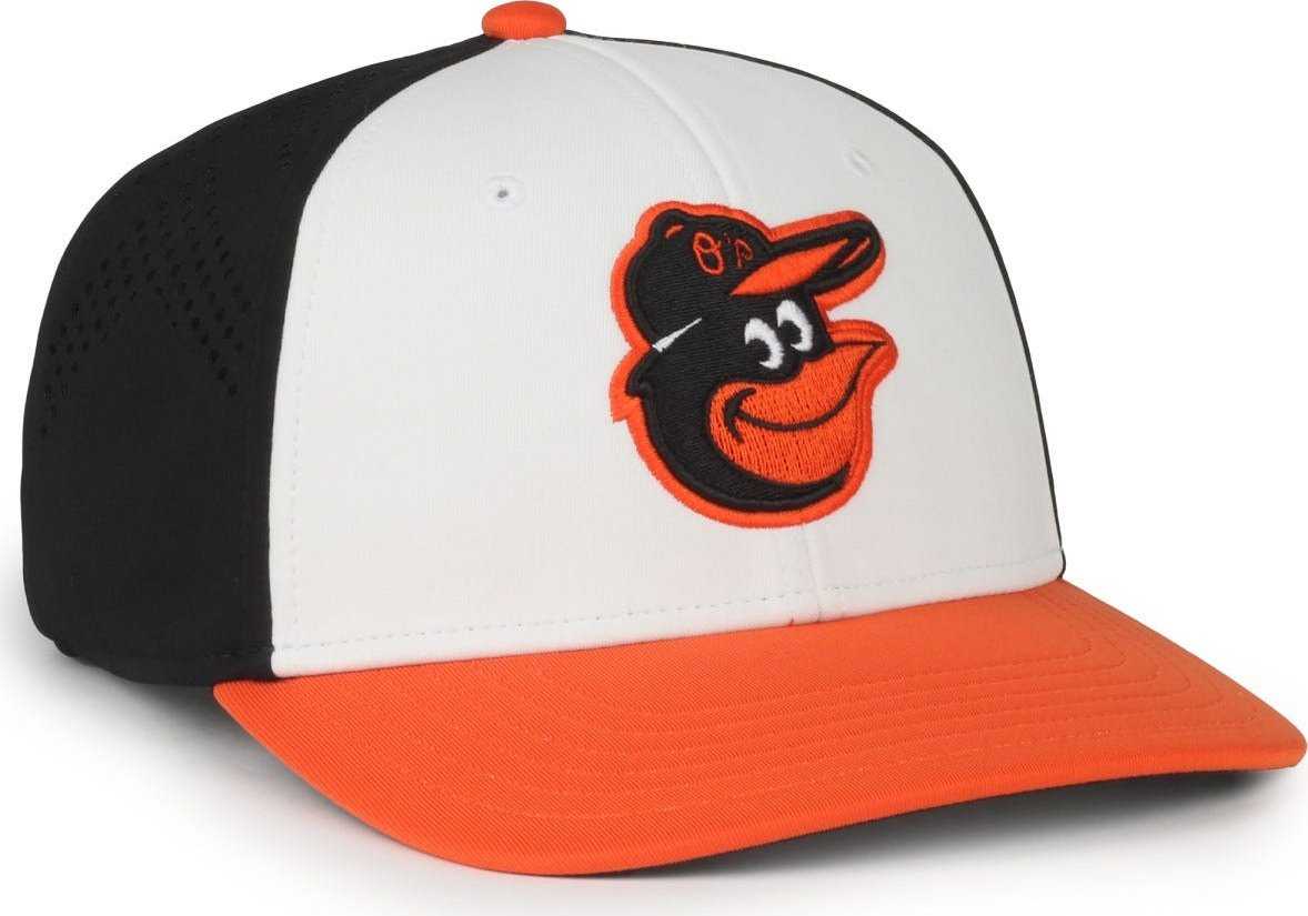 OC Sports MLB-650 Performance Snapback Baseball Cap - Baltimore Orioles