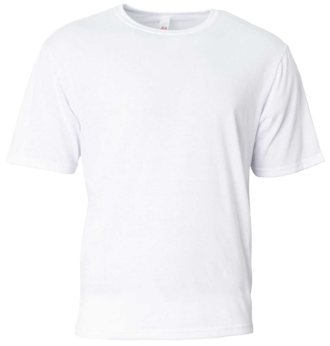 A4 N3013 Adult Softek T-Shirt - White - HIT a Double - 1