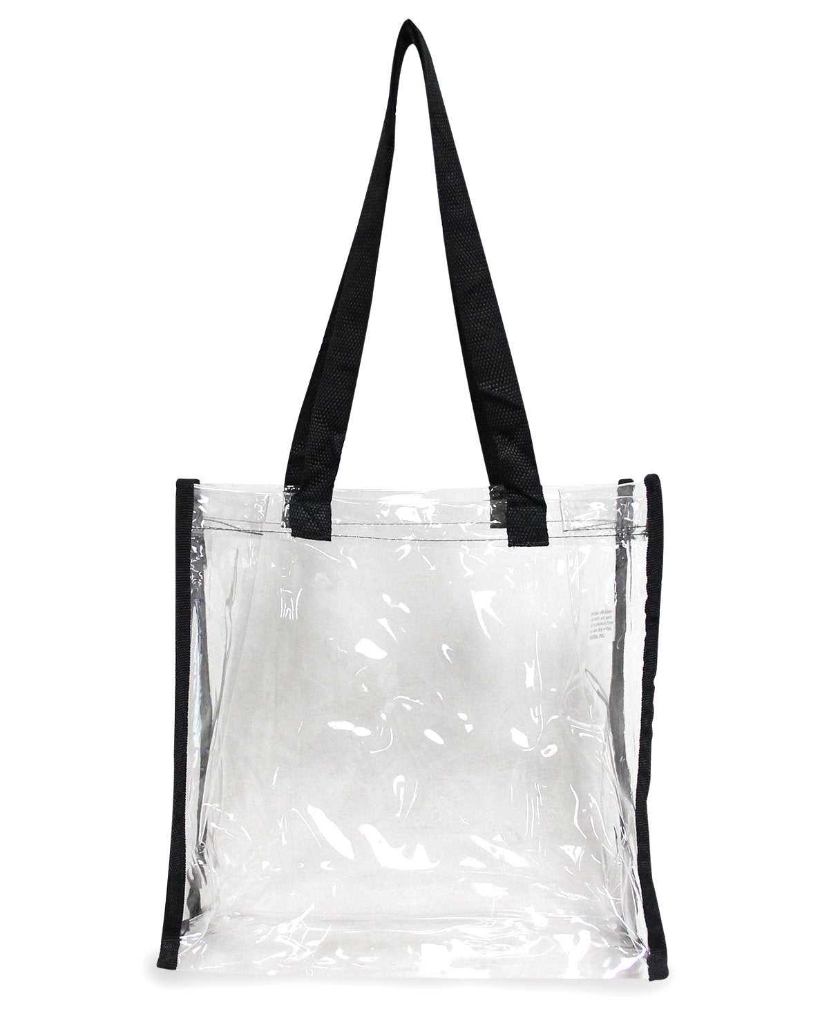 OAD OAD5004 Clear Value Tote - Navy - HIT a Double - 1