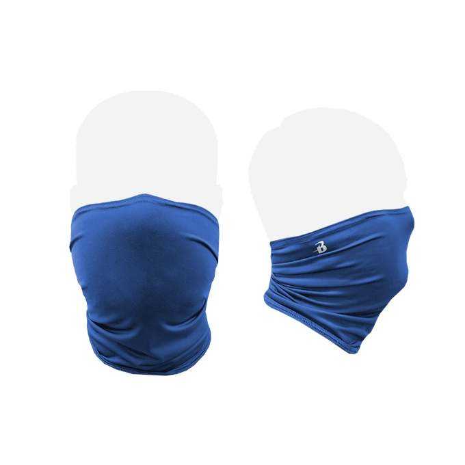 Badger Sport 1900 Performance Face Shield - Royal - HIT a Double - 1