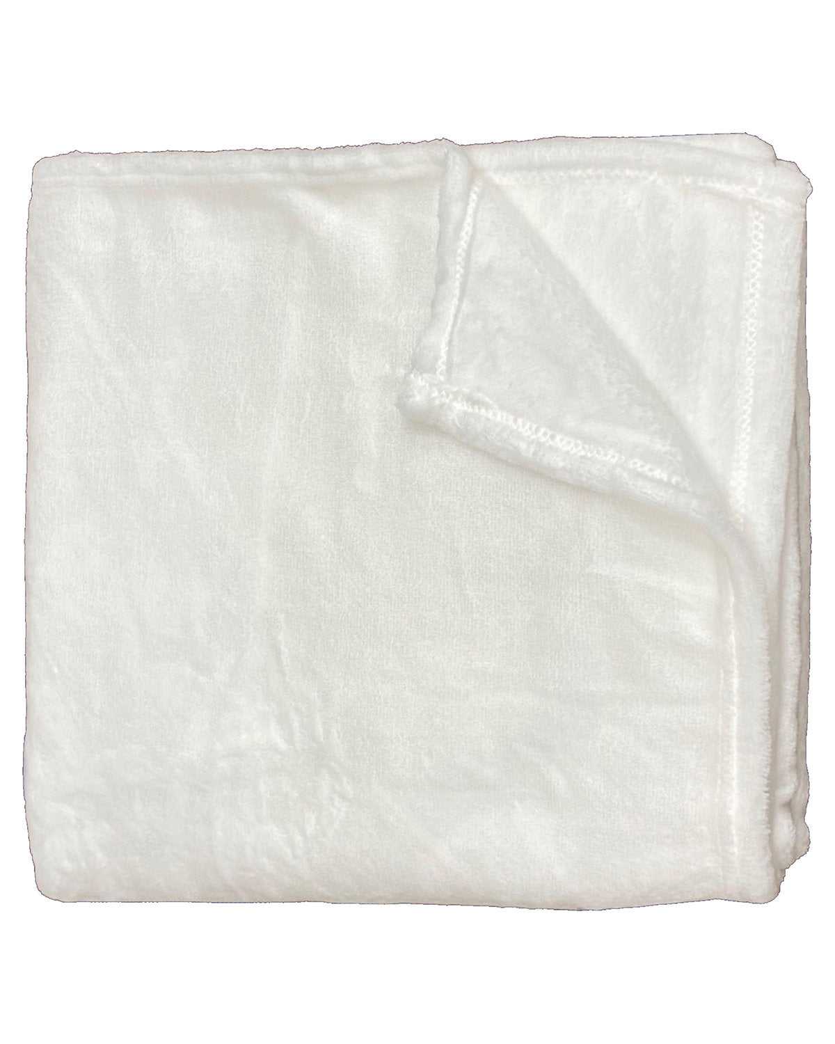 Liberty Bags PSB5060ST Sublimation Silk Touch Blanket - White - HIT a Double - 1