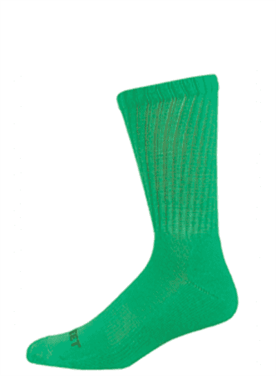 Pro Feet 215 Multi-Sport Crew Socks - Neon Green - HIT a Double